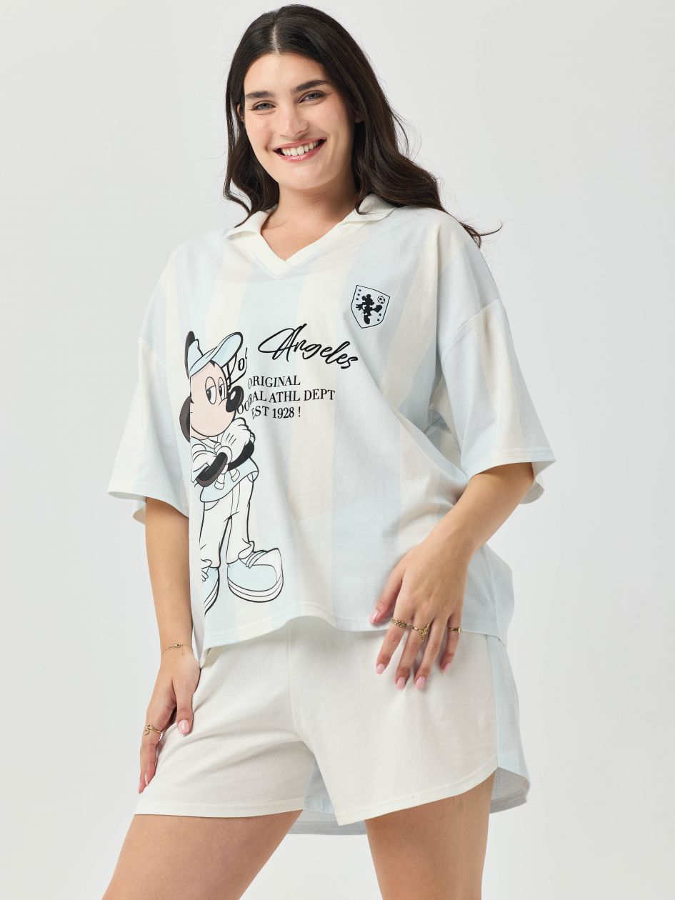 סט פיג’מה קצרה MICKEY