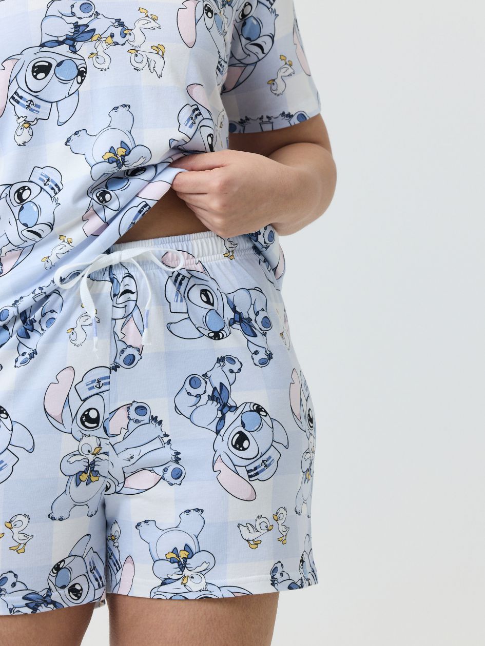 סט פיג’מה קצרה STITCH