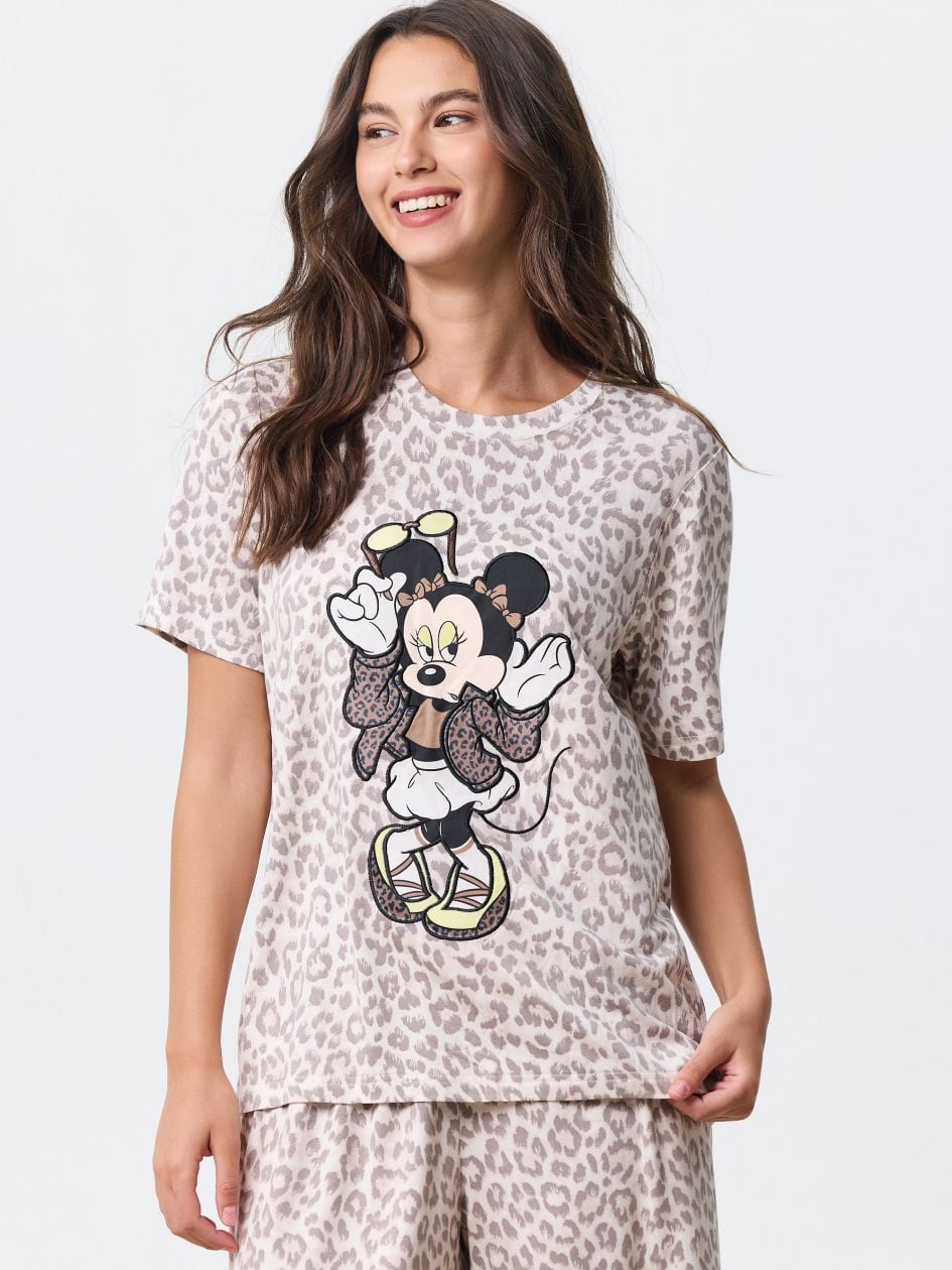סט פיג’מה פרנץ’ טרי MINNIE