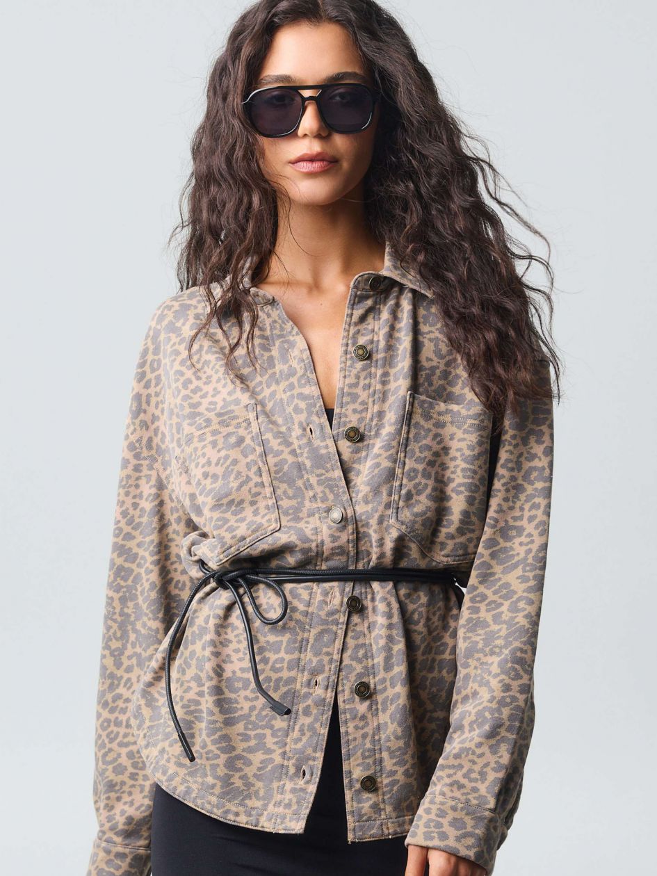אוברשירט שרוול ארוך פרנץ’ טרי LEOPARD