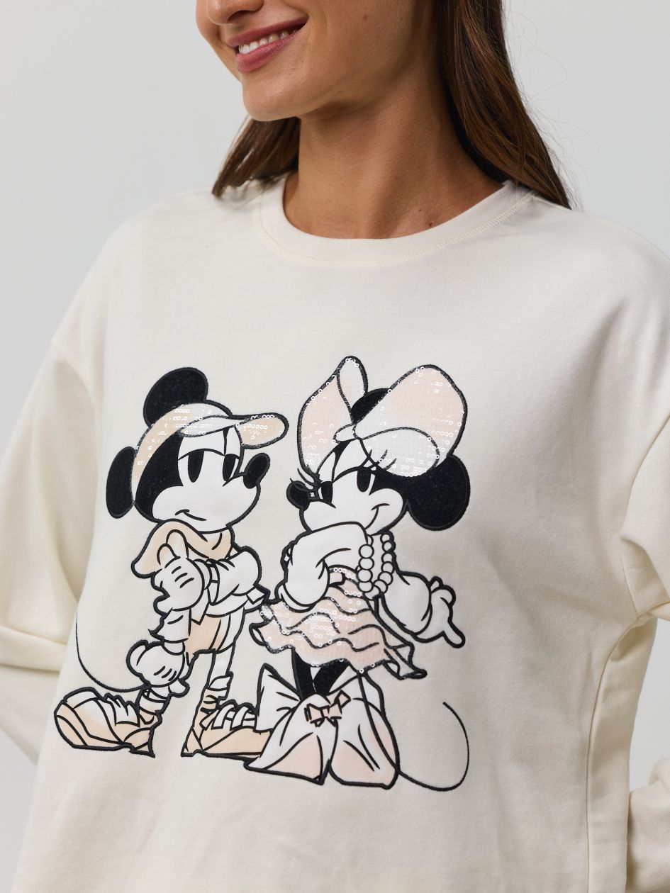 סט פיג’מה ארוכה פרנץ’ טרי MICKEY AND MINNIE