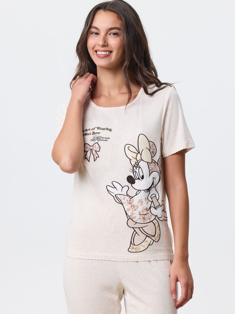 סט פיג’מה ריב MINNIE