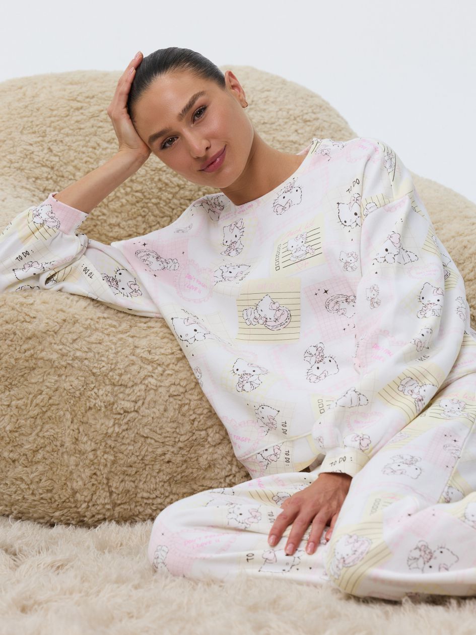 סט פיג’מה פוטר HELLO KITTY