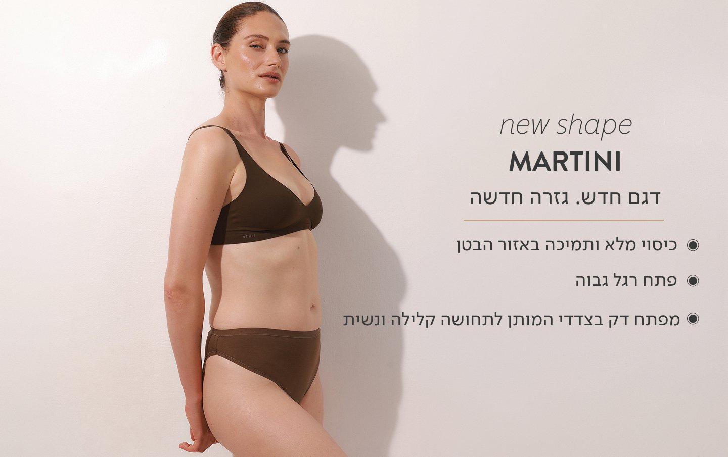 באנר פרסום תחתוני נשים בזגרת מרטיני החדשה