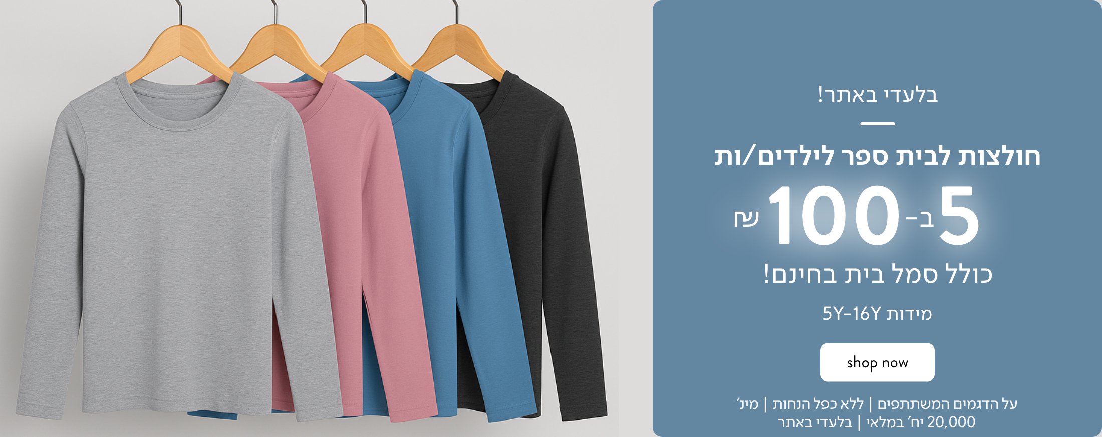 חולצות בית ספר5 ב 100