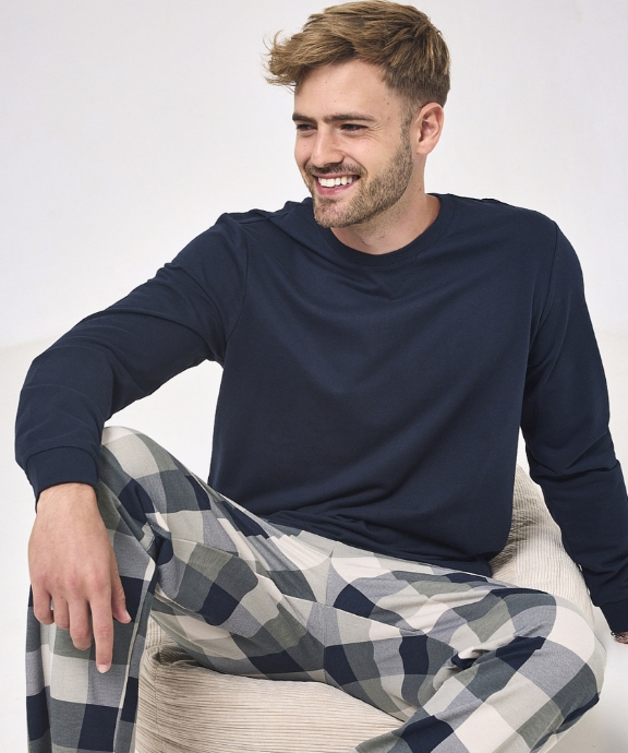 מתנות לגברים פיג'מות משובצות