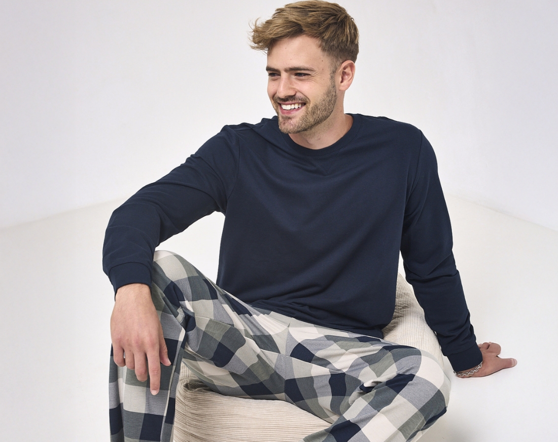 מתנות לגברים פיג'מות משובצות